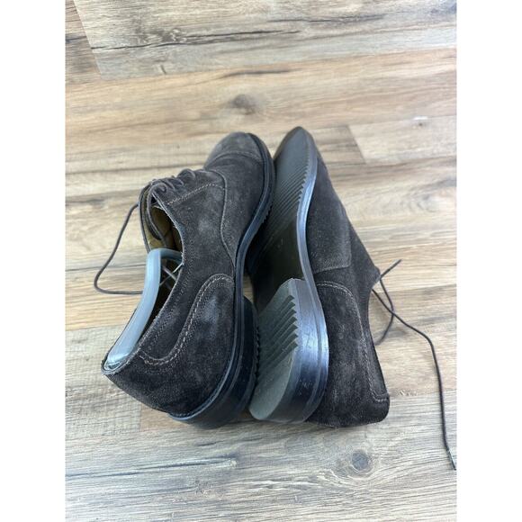Cole Haan Brown Suede Oxfords Shoes Size US 10.5D main image 6